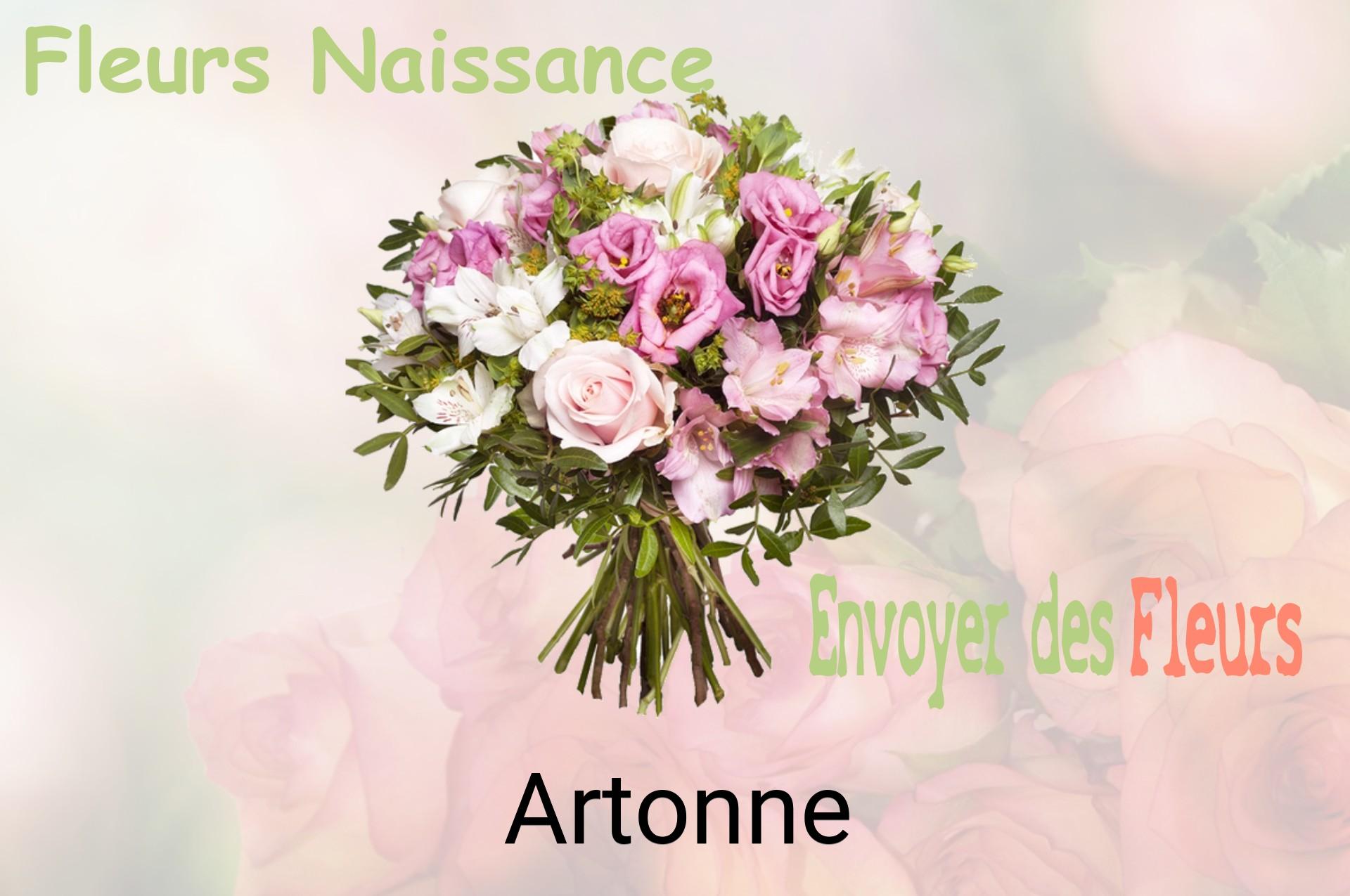 Bouquet de fleurs de naissance livré à Artonne
